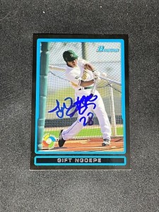 Gift Ngoepe 2009 Bowman World Baseball Classic #BW7 South Africa Signed RC Card