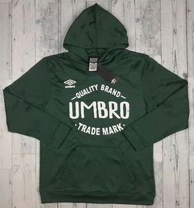 NEU Umbro Outer Stuff Pull Over Hoodie Sweatshirt Jugend Gr. XL grün Neu mit Etikett - Bild 1 von 3