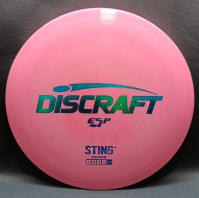 💥Discraft Esp Sting Rosa Mezcla Amarillo Ráfaga Fondo y Flipfoil Azul 173-174g Foto 1 de 4