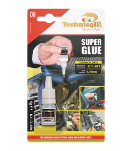 2 x 5g Very Strong Super Glue Adhesive Glass Rubber Metal Wood Porcelain Ceramic - Picture 1 of 12