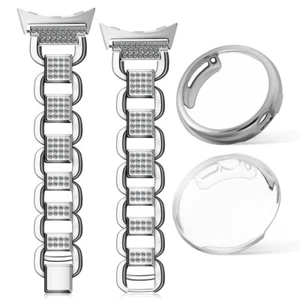  Wachriemen + Schutzhülle Damen Fräulein Glitzerbänder Für Die Uhr Ersatzwächter - Zdjęcie 1 z 11