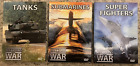 Weapons of War DVD/Booklet Lot Of 3 - Tanks, submarines, super fighters