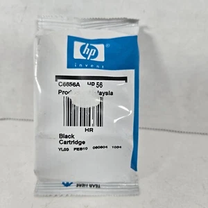 HP 56 Schwarz Original Tintenpatrone C6656A NEU aber KEINE EINZELHANDELSVERPACKUNG abgelaufen? - Bild 1 von 1