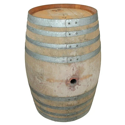 Altes Holzfass Eiche Holz Barrique Fass Eichenfaß Weinfass Stehtisch 225 L - Bild 1 von 4