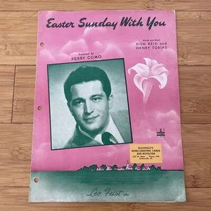 Partituras vintage - Domingo de Pascua contigo - 1944 Don Reid y Henry Tobias - Imagen 1 de 6