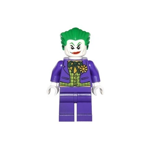 LEGO Minifig sh0005 - The Joker - Lime Vest Minifigure