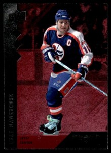 2009-10 Upper Deck Black Diamond Ruby Dale Hawerchuk 009/100 Winnipeg Jets #136