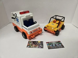 Fisher Price Lot 1977 JEEP & 1982 Ambulance - Picture 1 of 14