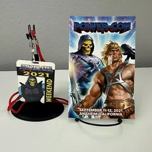 Masters of the Universe Power Con 2021 Weekend Pass & Schedule Book MOTU RARE - Bild 1 von 6