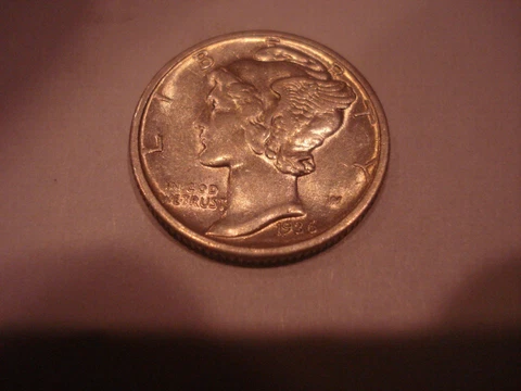 1936-D-MERCURY DIME-F-927 Cover