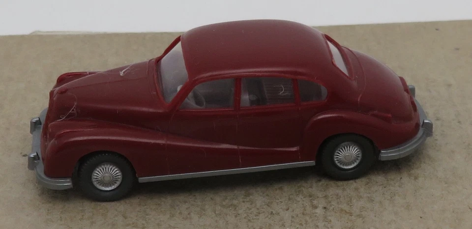 Micro WIKING Ho 1/87 BMW 501 Rosso Castano No. Box - Immagine 1 di 4