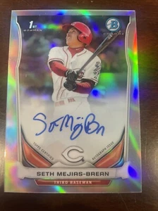 2014 Bowman Chrome Auto Refractors #BCAPSMB Seth Mejia-Brean #/500 - Picture 1 of 3