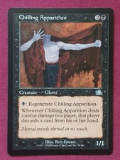 Magic The Gathering PROPHECY CHILLING APPARITION single black card MTG