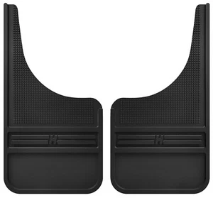 For 1973-2019 Dodge GMC Chevrolet Ford Buick Cadillac Black Mud Flaps - Picture 1 of 2