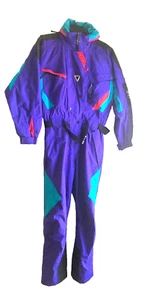 VTG HELLY HANSEN HH Equipe, Men's One Piece Ski Snow Jumpsuit-M, GREAT CONDITION - Picture 1 of 24