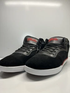 NEW MENS WORLD INDUSTRIES SHETLER MID BLACK SKATE SHOES US 11 - Picture 1 of 11