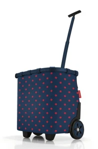 reisenthel carrycruiser Einkaufstasche trolley frame mixed dots red OE3076 - Bild 1 von 5