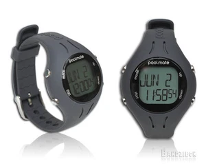 PoolMate2 Swimovate Schwimmrundenzähler Herrenuhr Sport Schwimmen grau PoolMate 2 - Bild 1 von 3