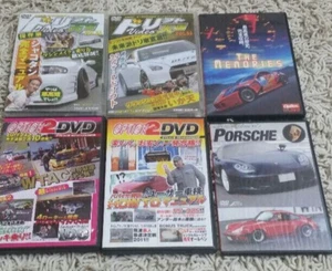 Drift Tengoku etc. DVD Set of 6 Modified Car Drift technique Tuning NTSC-J Used - Imagen 1 de 3