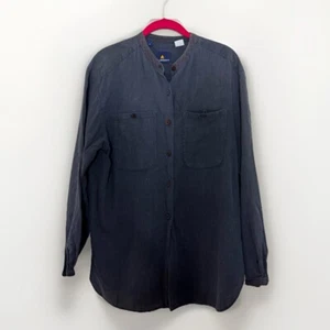 Vintage Lizsport Damen Small Shirt Button Down Tasche Langarm - Bild 1 von 7