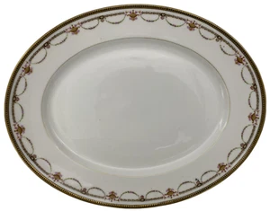 Bernardaud Limoges BER99 Ovale Servierplatte 15" - Bild 1 von 3
