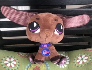 Littlest Pet Shop VIP Dachshund Dog Plush Toy NWT Authentic 2007 Code Gift - Picture 1 of 22