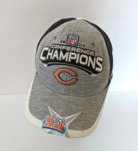 Chicago Bears Mütze Reebok 2006 Superbowl XLI Conference Champs verstellbar - Bild 1 von 8