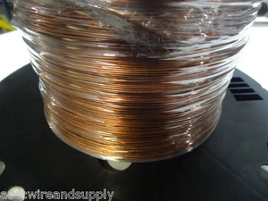 GROUND WIRE SOLID BARE COPPER 18 AWG 1000' Reel  Jewelry Crafts Grounding USA - Picture 1 of 1