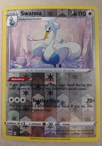 Pokémon JCC Swanna Darkness Ablaze 149/189 holo inverso raro ¡ENVÍO GRATUITO! - Imagen 1 de 2