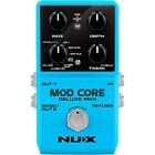 NUX Mod Core Deluxe MKII Modulation Effects Pedal in Blue with 8 modes