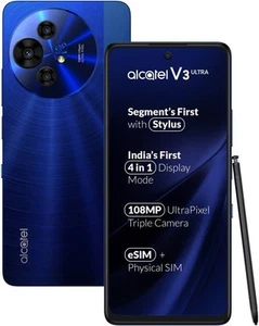 Alcatel V3 Ultra 5G (azul, 128 GB 8 GB RAM) dimensión 6300 NFC versión global. - Imagen 1 de 24