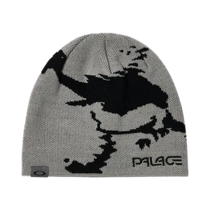 Palace x Oakley Beanie Grey Black - 23SS - - Bild 1 von 3