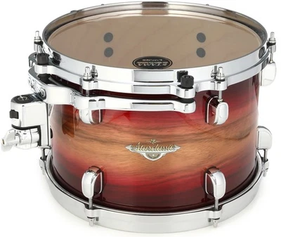 Tama Starclassic Maple Mounted Tom - 8 x 12 inch - Ruby Pacific Walnut Burst - Image 1 of 4