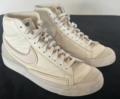 Nike Blazers Mid 77 Sneaker Women's Shoe Size 10 All White DC1746-101 Pre-Owned - Image 1 of 4
