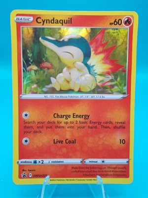 Cyndaquil SWSH221 SWSH: Sword & Shield Promo Cards Pokémon TCG Holo LP - Image 1 of 2