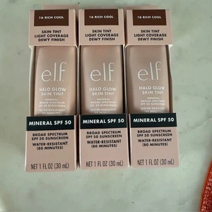 NEW ELF E.l.f. Halo Glow Hauttönung LSF 50, 16 Rich Cool NEU Ablaufdatum 4/2027 Stck. 3 - Bild 1 von 4