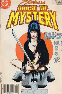 Elvira Comics Comic Book #2 House of Mystery DC 1986 Grade VG/F 5.0 - Picture 1 of 2
