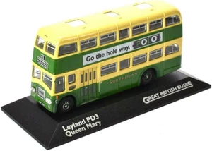 LEYLAND PD3 QUEEN MARY MODELLO BUS SOUTHDOWN 1:76 SCALA CORGI OOC PORTSMOUTH K8 - Foto 1 di 12