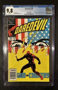 Daredevil #232 CGC 9.8 NEWSSTAND! Frank Miller - 1st Appearance of Nuke - Picture 1 of 2