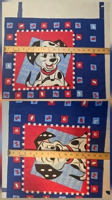 101 Dalmations Little Dipper Domino  Pillow Squares Fabric Panel 17" x  22" Each - Image 1 of 4