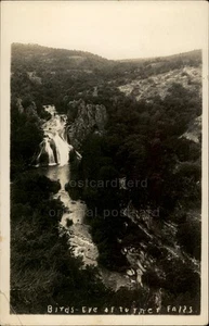 RPPC Turner Falls, OK Vogelperspektive Oklahoma Echtfoto Postkarte - Bild 1 von 5