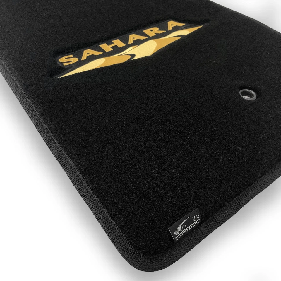 Lloyd Mats 2PC Set for 2007-2013 Jeep Wrangler JK 2-Door, Black - Imagem 1 de 4