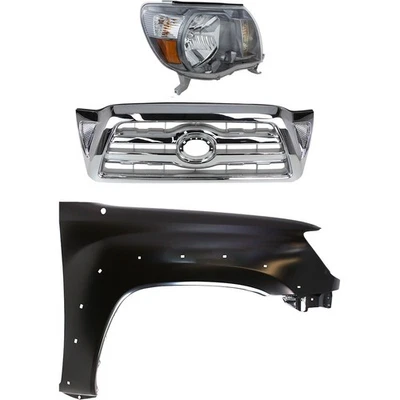 Kit de rejilla para Toyota Tacoma 2005-2008 con guardabarros derecho y faro tipo 1 4x4 Foto 1 de 4
