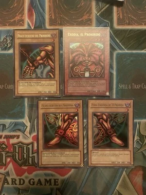 YUGIOH EXODIA SET LDD-S124 ULTRA (NM) SPANISH & Portuguese LOB 1st ed VLP/NM - Image 1 of 4