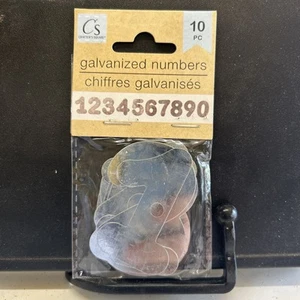 NEW CRAFTERS Galvanized 10 PC NUMBERS X 48 Pkg. -2.5" - Picture 1 of 2