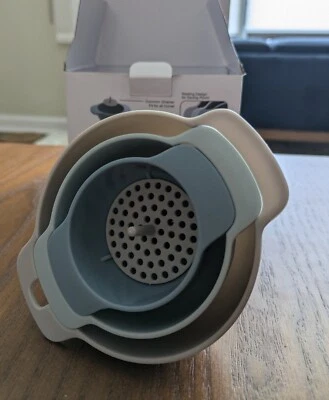 Conjunto de funil de cozinha de 4 peças de funis de plástico para encher garrafas secas ou líquidas - Imagem 1 de 4