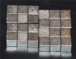 Tungsten Cubes 1/4" for Pinewood Derby Car Weight 4oz = 24 pcs low price+ship - Picture 1 of 5