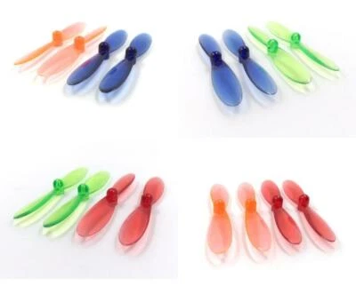 Hubsan X4 H107D Blue Red Orange and Green Propellers - Image 1 of 4