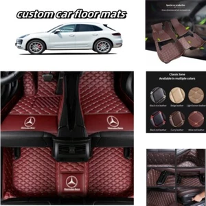  For Mercedes-Benz 1998-2021 Luxury Waterproof Front & Rear Liner Car Floor Mats - Picture 1 of 31