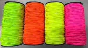 NEON TEXTMARKER FLUORESZIEREND 2M 5M FARBIG ELASTISCH RUND GUMMI STOSSSCHNUR 2MM - Bild 1 von 4